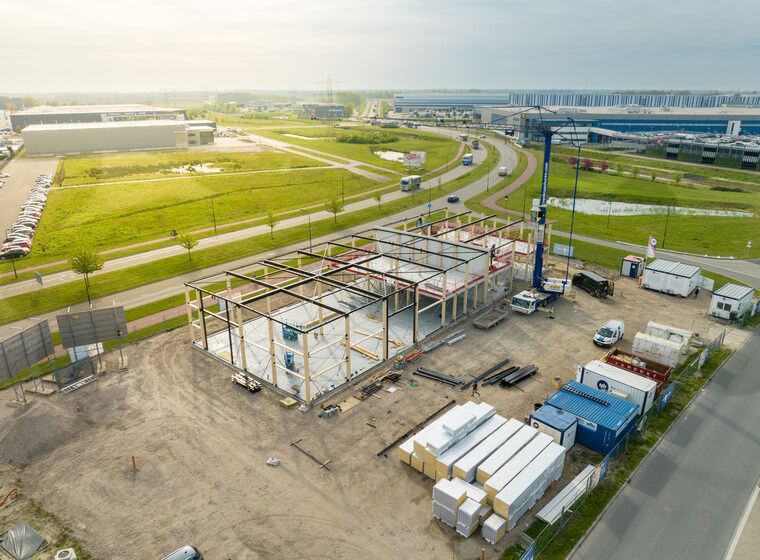 Bouwupdate: Duurzaam kantoor Bergh Brandveiligheid