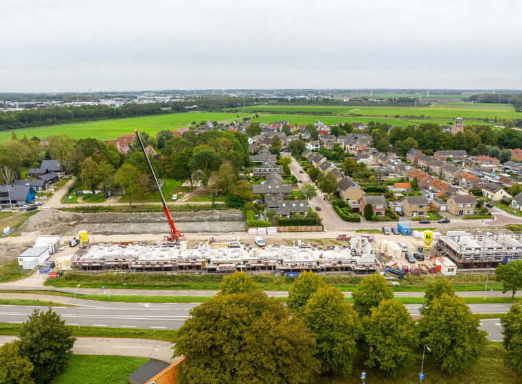 Bouwvoortgang: Hendriksplaza in ‘s-Heer Hendrikskinderen