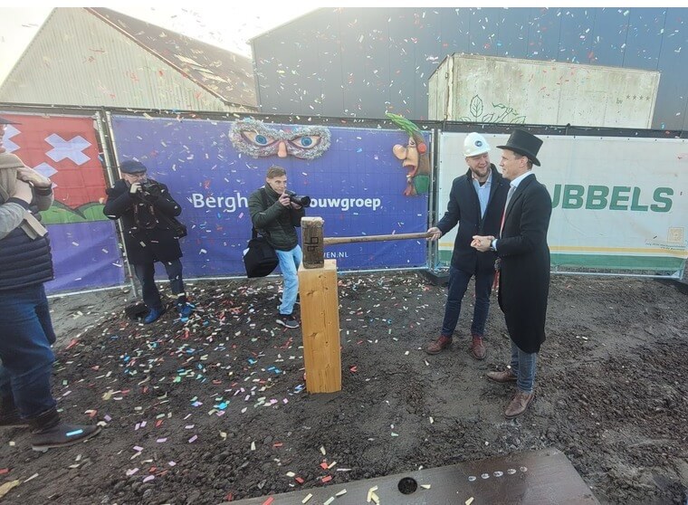 Bouw van de nieuwe Bergse Bouwkoten officieel van start!